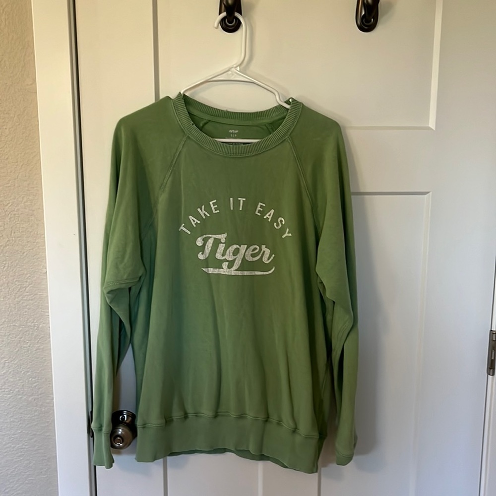 Aerie vintage sweatshirt. Size small. Green. Hardly worn!
